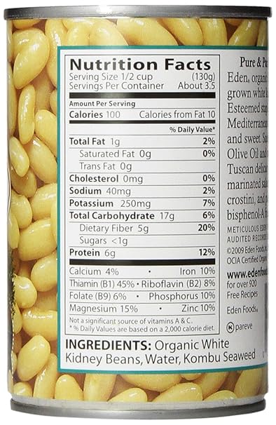 EDEN FOODS Kidney, White 15 OZ