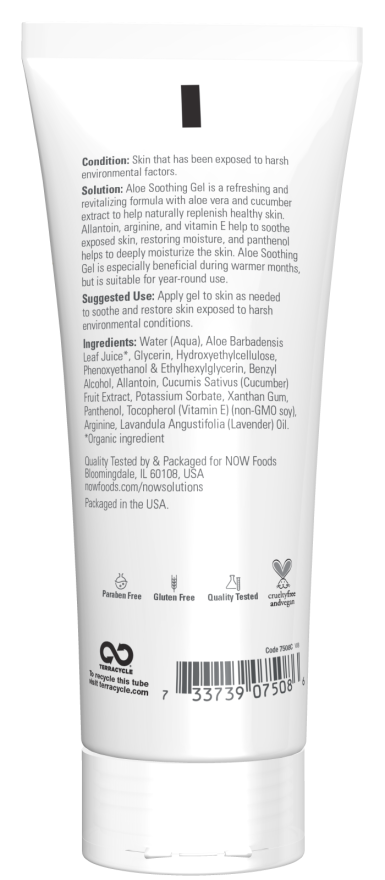 Now ALOE SOOTHING GEL  8 FL OZ