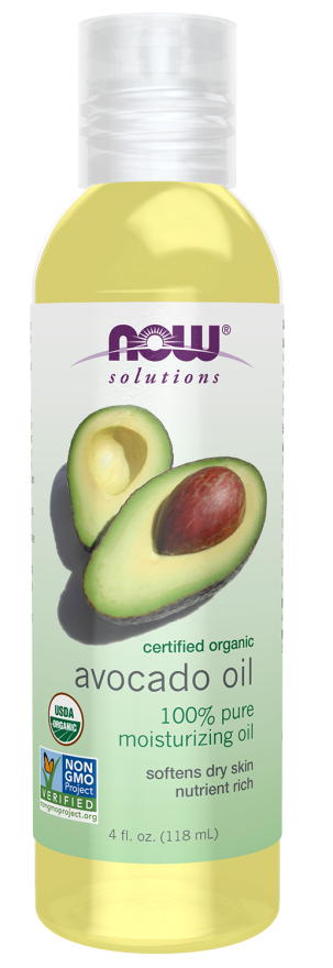 ACEITE DE AGUACATE ORGÁNICO NOW 4 OZ