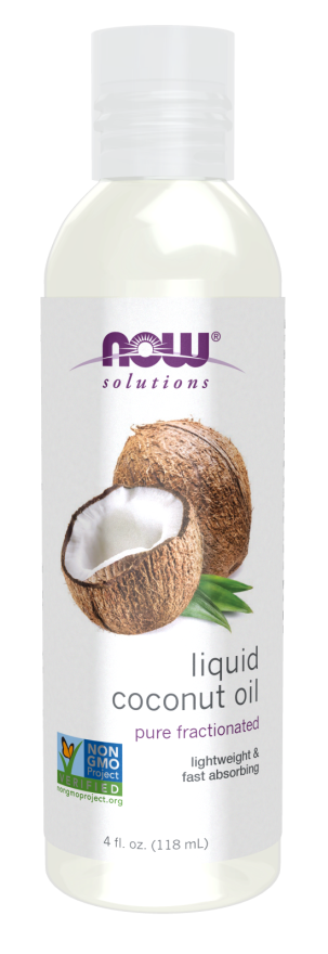 Now LIQUID COCONUT OIL 4 OZ