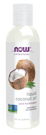 Now LIQUID COCONUT OIL 4 OZ