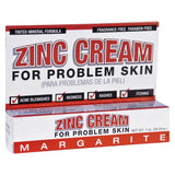 MARGARITE COSMETICS ZINC CREAM TUBE 1OZ