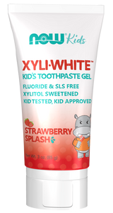 Now XYLIWHITE STRAWBERRY-KID'S TOOTHPASTE, 3 oz.