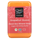 ONE WITH NATUREDEAD SEA MINERAL GARPEFRUIT GUAVA 7OZ