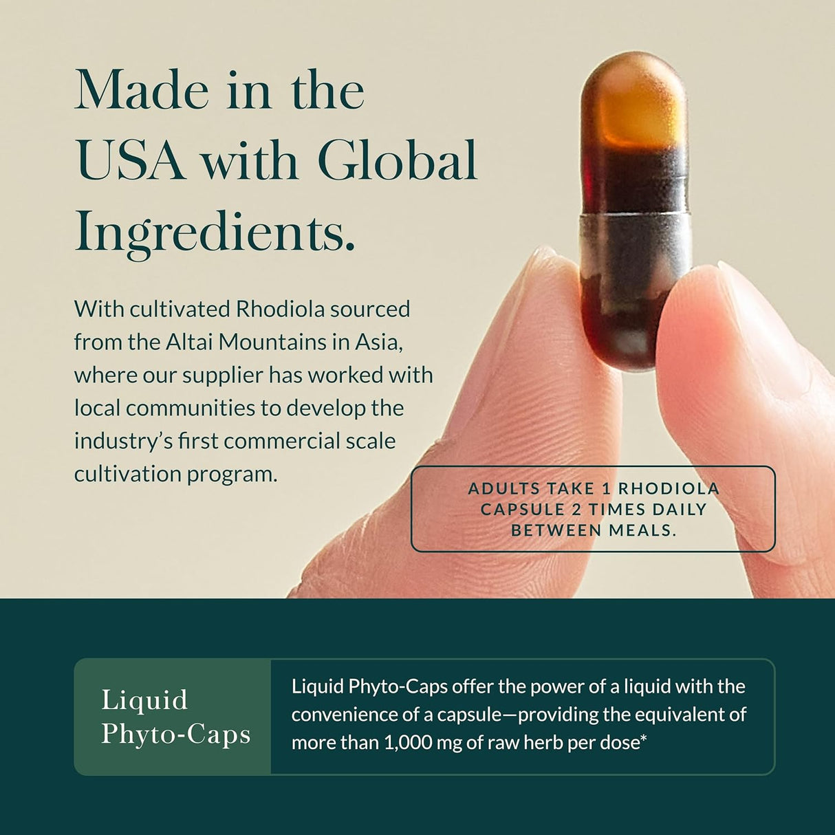 Gaia Herbs Rhodiola Rosea  60 ct