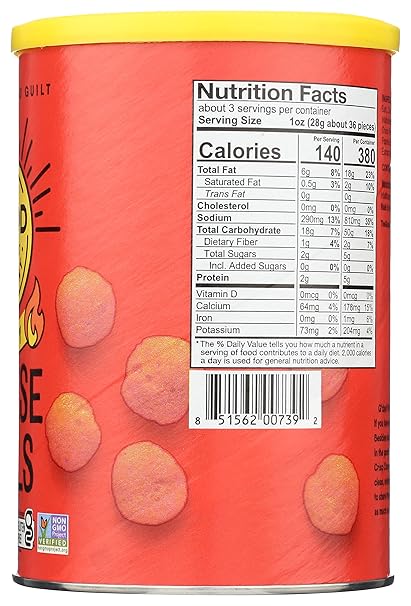 THE GOOD CRISP COMPANY Spicy Cheddar 2.75 OZ