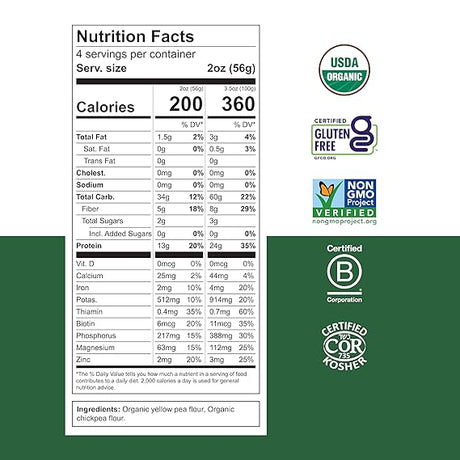 CHICKAPEA PASTA Penne 8 OZ