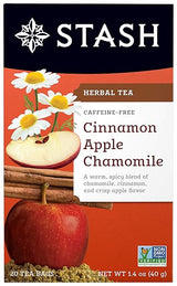 STASH TEA Cinnamon Apple Chamomile Tea Caffeine Free 20 BAG