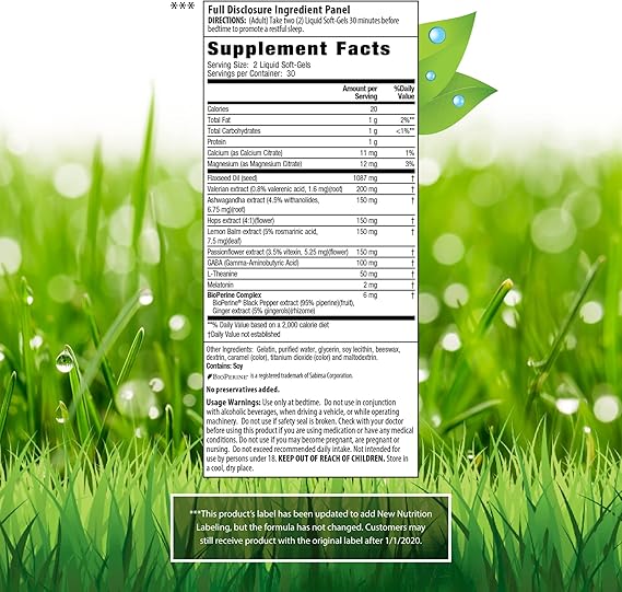 Power To Sleep PM 60 Liquid Soft-Gels