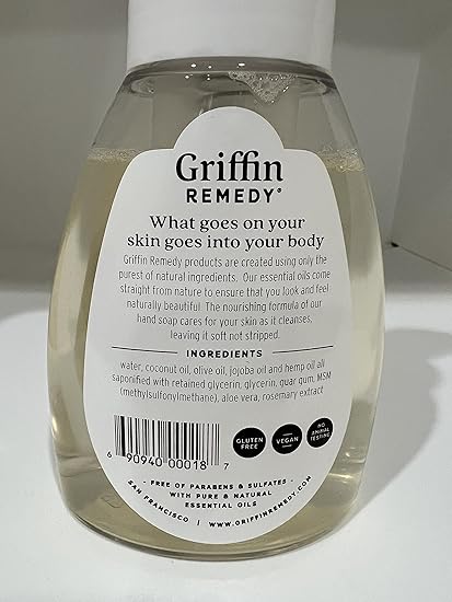 Griffin Remedy Unscented Foaming Hand Soap