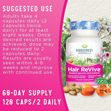 RIDGECREST HERBALS HAIR REVIVE 5 120CAPS