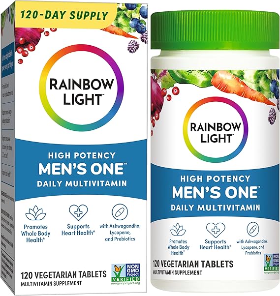 Rainbow Light HIGH POTENCY MEN'S ONE NON-GMO 120CT  (ORIGINAL PID: 21715)