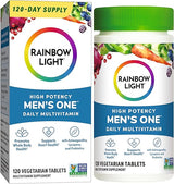 Rainbow Light HIGH POTENCY MEN'S ONE 50+ DAILY MULTIVITAMIN 120CT