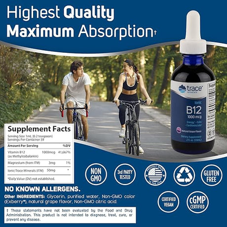 Ionic B12 1000 mcg 2 fl oz