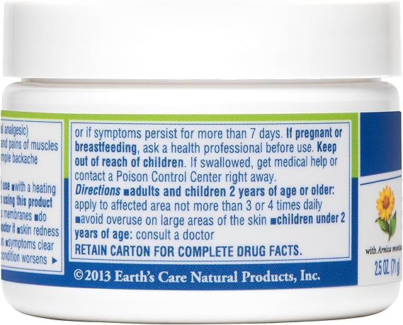 EARTHS CARE MUSCLE & JOINT RUB WITH ARNICA MONTANA 2.5 OZ