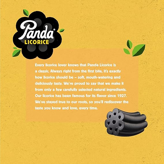 PANDA LICORICE Soft Black Licorice 1.1 OZ