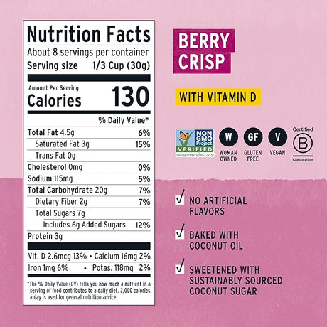 PURELY ELIZABETH Berry Crisp 8 OZ