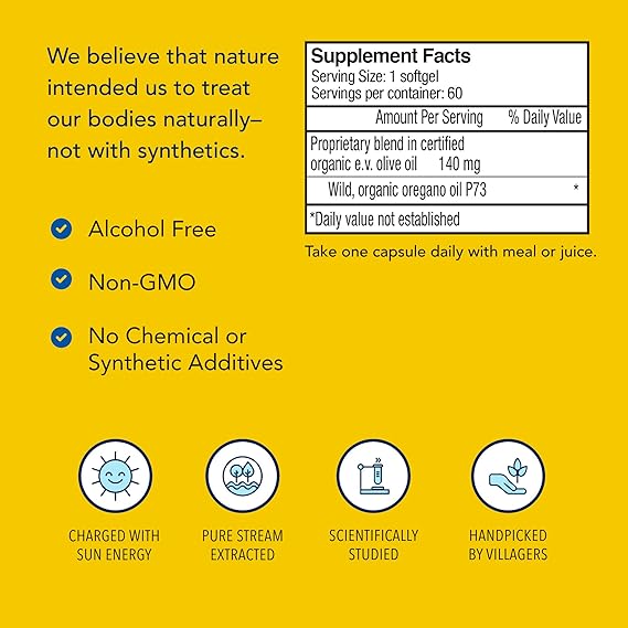 NORTH AMERICAN HERB & SPICE SUPER STRENGTH OREGANOL P73 60SG