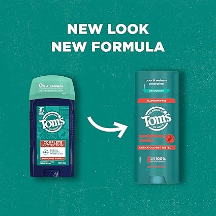 TOM'S OF MAINE DEODORANT SANDALWOOD VANILLA 3.25OZ