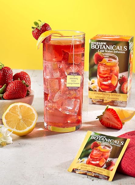 Cold Water Infusion Strawberry Lemon Orange Blossom