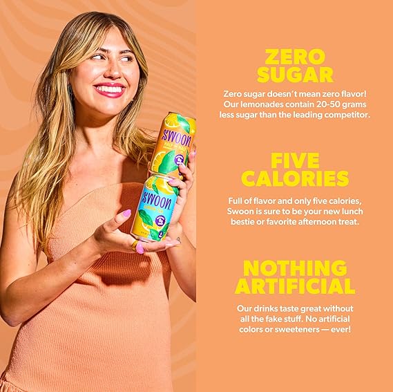 SWOON Lemonade, Half Tea 12/12 OZ