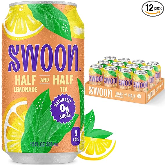 SWOON Lemonade, Half Tea 12/12 OZ