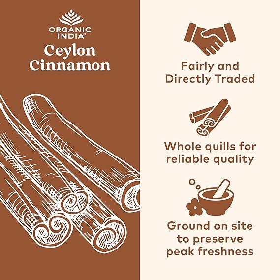 ORGANIC INDIA Ceylon Cinnamon