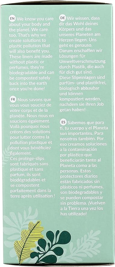 NATRACARE PANTY LINERS CURVED 30