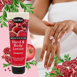 SHIKAI MOISTURIZING HAND & BODY LOTION POMEGRANATE 8 FL OZ