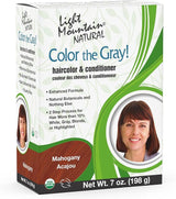 LIGHT MOUNTAIN HENNA GRAY-MAHOGANY 7OZ HAIR COLOR
