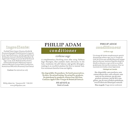 PHILLIP ADAM VERBENA SAGE CONDITIONER 12OZ