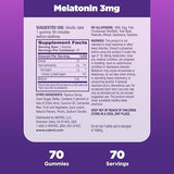 NATROL MELATONIN 3MG 70GUMMY