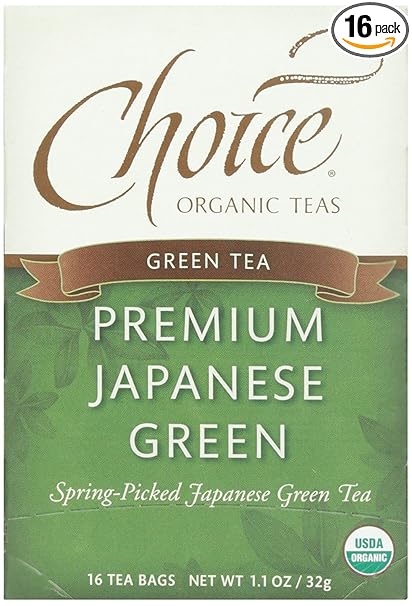 CHOICE ORGANIC TEAS PREMIUM JAPANESE GREEN 16BAG