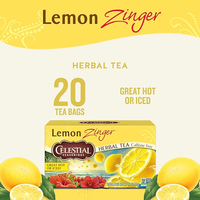 Celestial Seasonings Lemon Zinger Herbal Tea