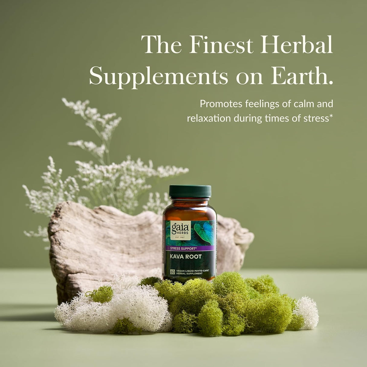 Gaia Herbs Kava Root 60 ct
