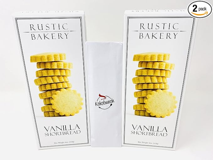 Rustic Bakery Vanilla Shortbread 4 oz