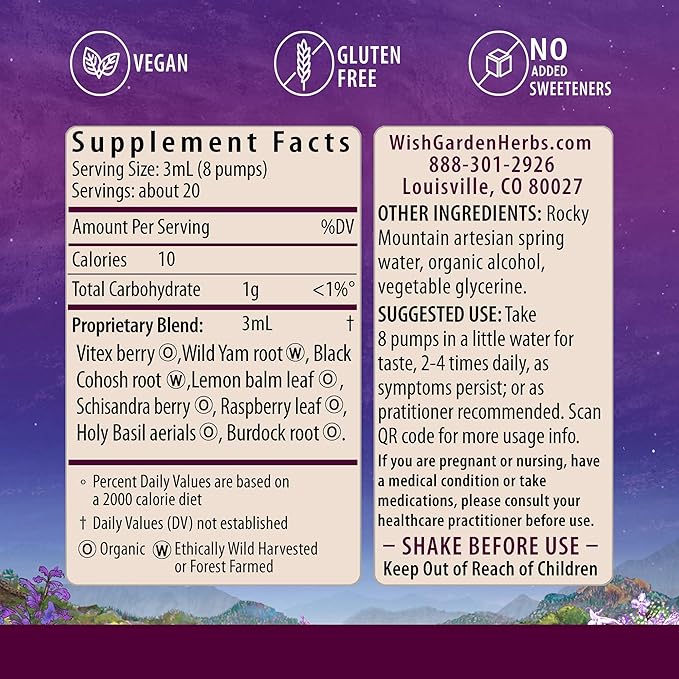 Wish Garden HOT FLASH TAMER 2 FL OZ