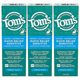 TOM'S OF MAINE TOOTHPASTE RAPID RELIEF SENSITIVE 4OZ