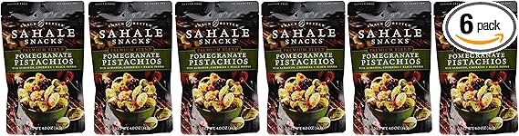 SAHALE SNACKS Pomegranate Pistachio 4 OZ