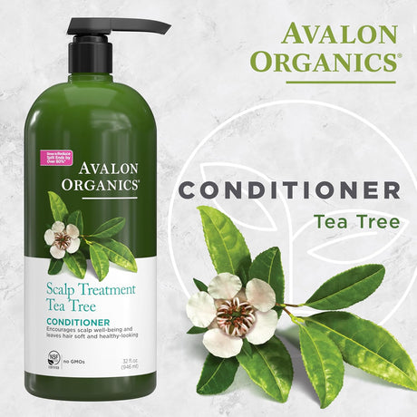 AVALON ORGANICS SCALP TREATMENT TEA TREE CONDITIONER 32OZ
