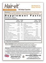 Health Aid Hair-Vit Strong Thick Hair 90 Softgels