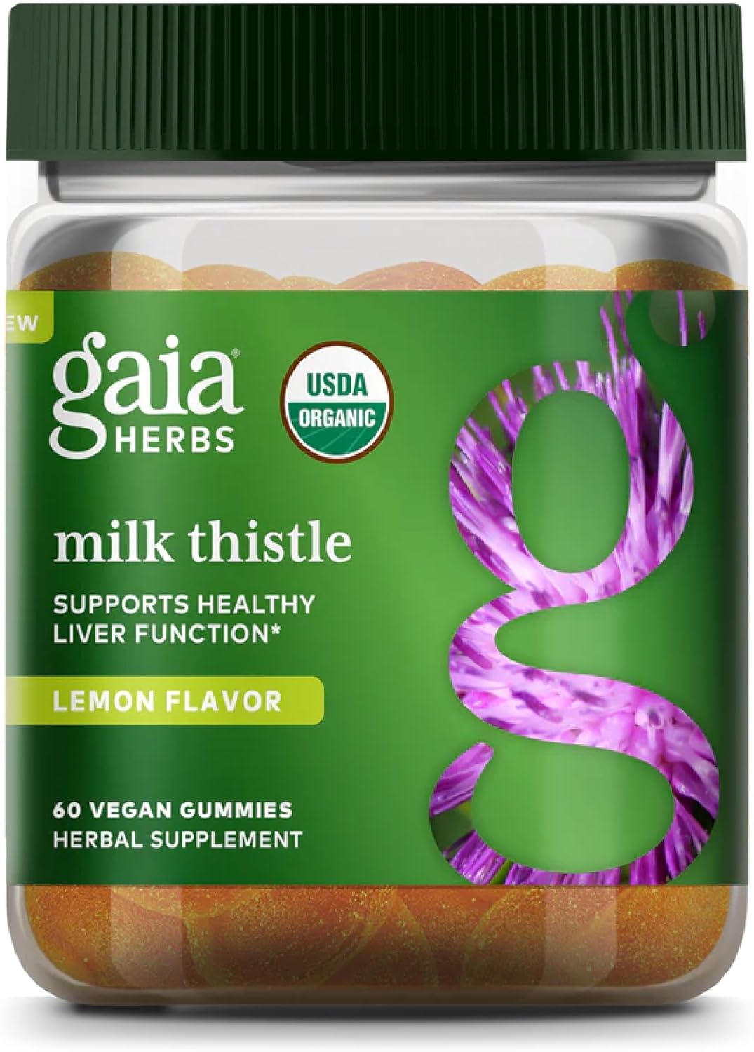 Gaia Herbs Milk Thistle Gummies 60 ct