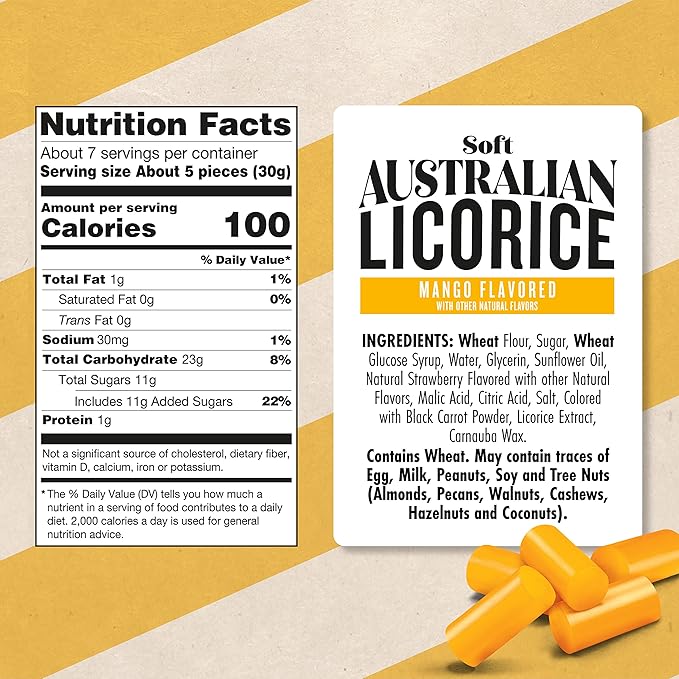 DARRELL LEA Liquorice, Mango 7 OZ