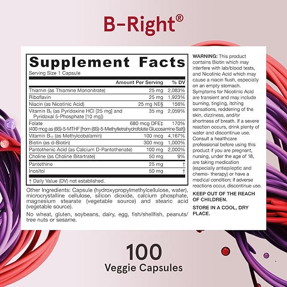 JARROW Vegan B-Right Optimized B-Complex