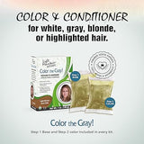 LIGHT MOUNTAIN HENNA GRAY-LIGHT BROWN 7OZ HAIR COLOR