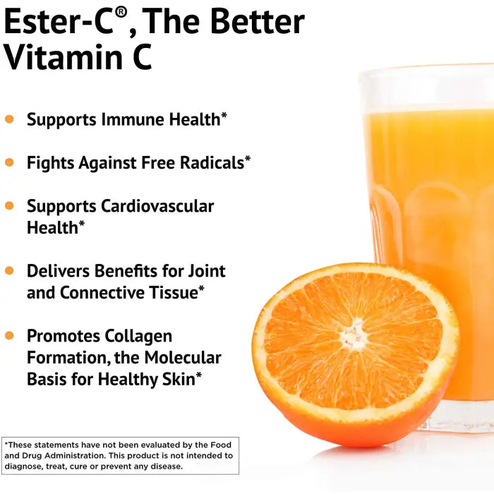 Solgar Ester-C®  1000 mg with Citrus Bioflavonoids Vegetarian Tablets 90tablet