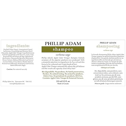 PHILLIP ADAM VERBENA SAGE SHAMPOO 12OZ