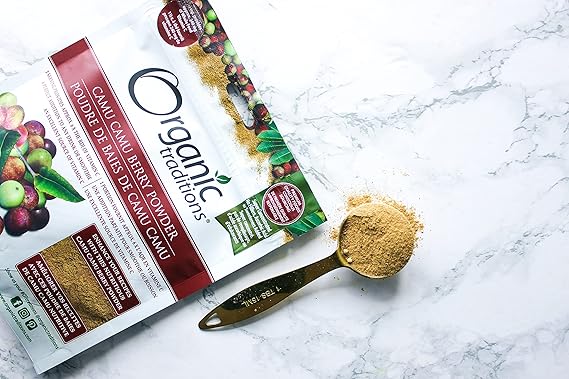 ORGANIC TRADITIONS CAMU CAMU BERRY POWDER 3.5OZ