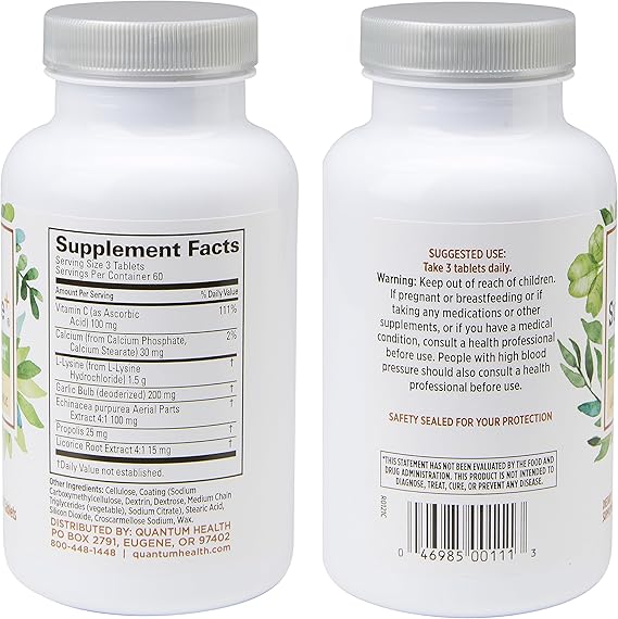 Quantum Super Lysine Tablets, 90-Count