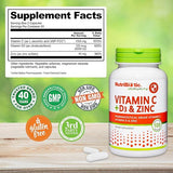 NutriBiotic Vitamin C + D3 & Zinc